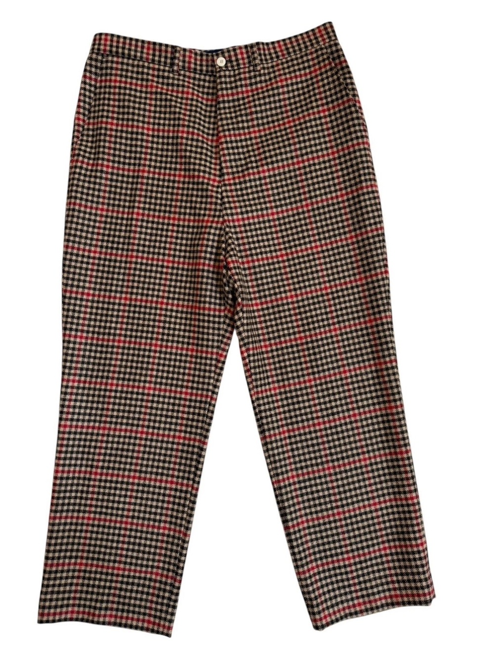 Rowing Blazers Houndstooth Plaid Herringbone Dress Pants 37x29